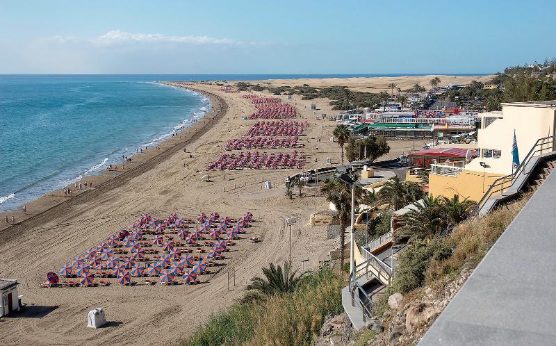 Apartamentos Tamaran Playa del Inglés Esterno foto